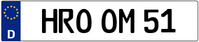 Truck License Plate
